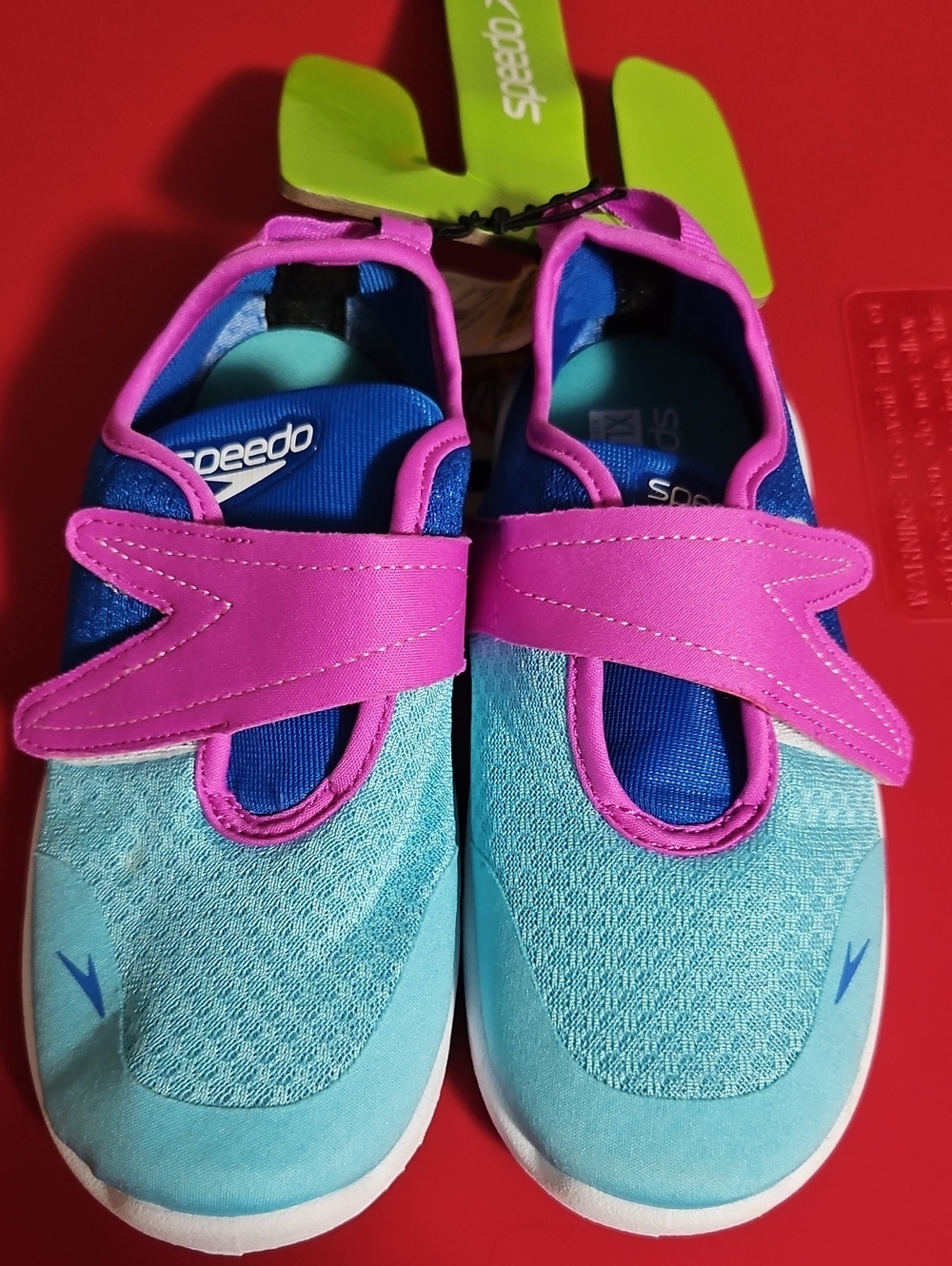 Speedo Shore Explore Slip-On Toddler Water Shoes: Blue/Purple: NWT: XL (11/12)